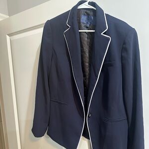 Rachel Roy navy blazer in front and black in back! Worn twice